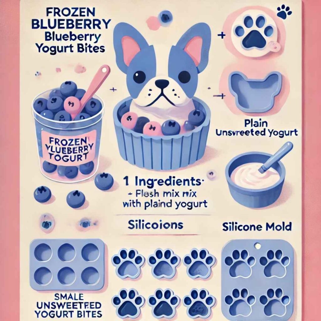 Homemade Blueberry Treats for French Bulldogs