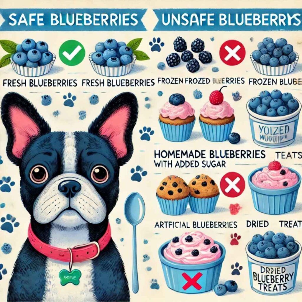 Safe vs. Unsafe Blueberry Products