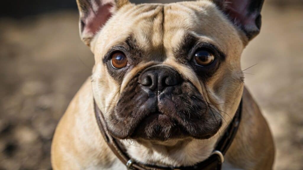 Brachycephalic Skull Shape of french bulldog