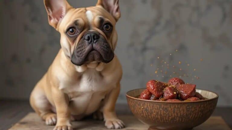 Can French bulldog eat Beef