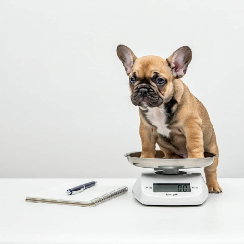 Puppy weight monitoring